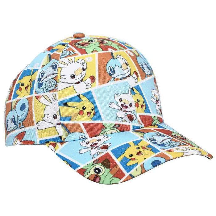 Pokémon - Comic Grid Hat (All Over Print, Sublimated) - Bioworld