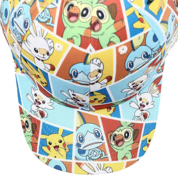 Pokémon - Comic Grid Hat (All Over Print, Sublimated) - Bioworld