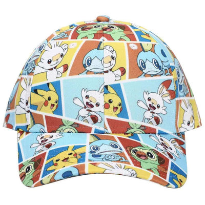 Pokémon - Comic Grid Hat (All Over Print, Sublimated) - Bioworld