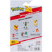 Pokémon - Flying-type Battle Pack Figure Set (Togetic, Pikipek, Zubat & Hoothoot) - Jazwares - Battle Ready Series