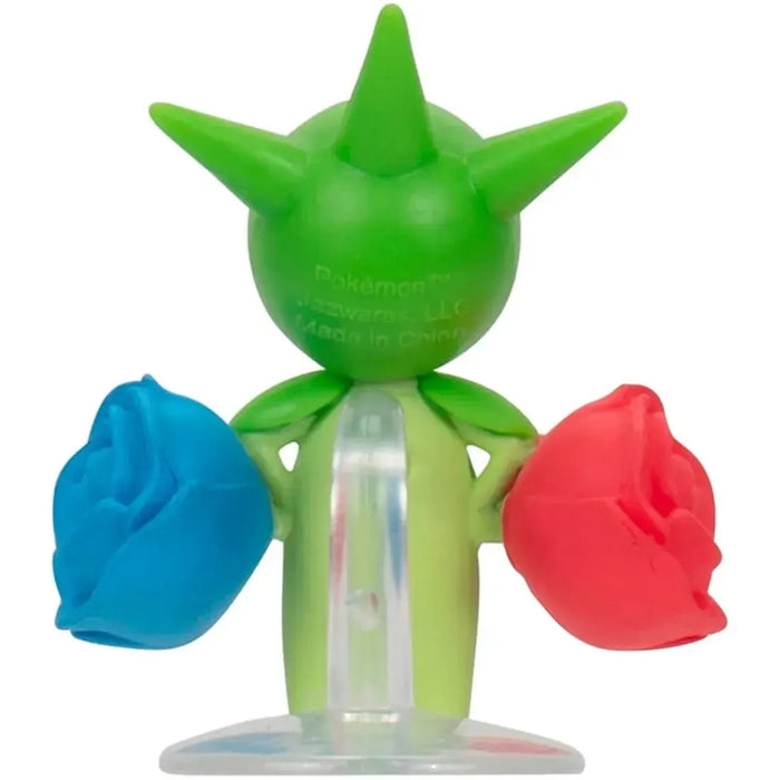 Pokémon - Grass-type Battle Pack Figure Set (Rowlet, Oddish, Roselia & Flapple) - Jazwares - Battle Ready Series