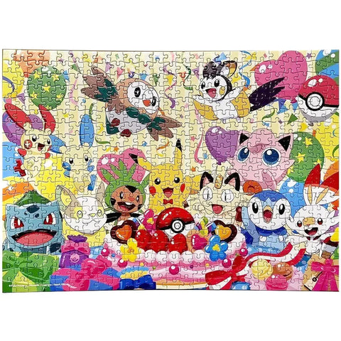 Pokémon - Lets Eat Together! Birthday Party with Cake Jigsaw Puzzle (500 Pieces) - Ensky