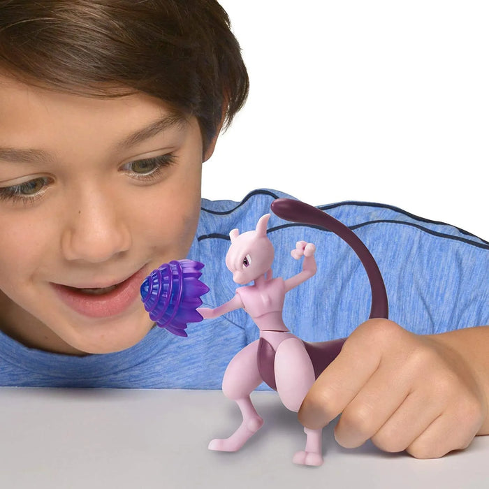 Pokémon - Mewtwo Figure (4.5") - Battle Feature Series (95134)
