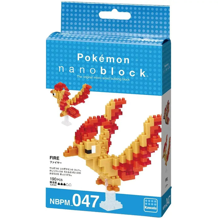 Pokémon - Moltres Figure Building Set - Nanoblock (047)