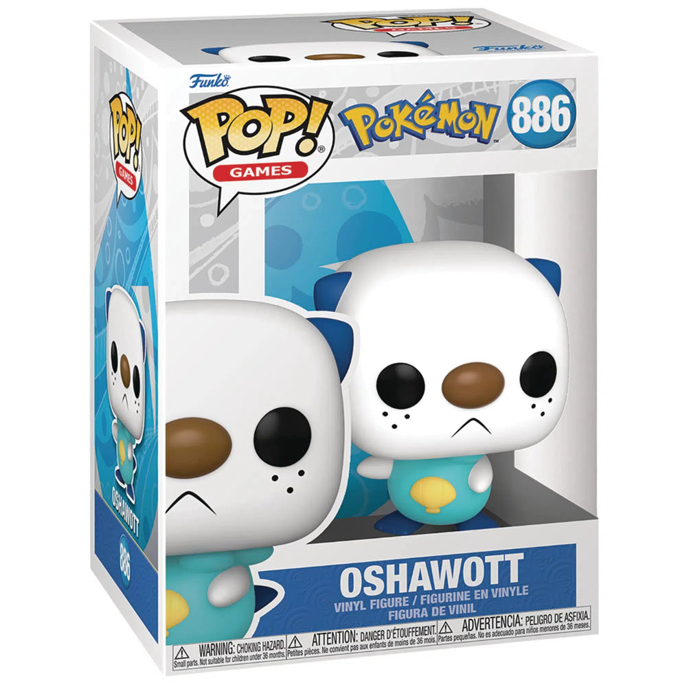 Pokémon - Oshawott Figure - Funko - POP! Games Series (886)