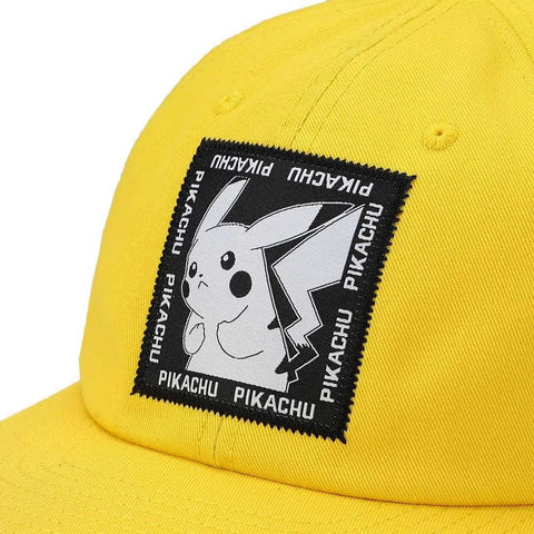 Pokémon - Pikachu #025 Patch Hat (Yellow, Woven, Flat Bill) - Bioworld