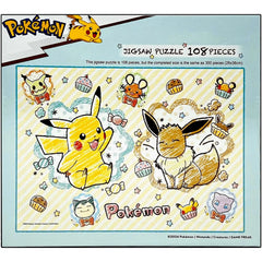 Pokémon - Pikachu & Eevee Crayon Art Jigsaw Puzzle (108 Pieces) - Ensky [Bandai Namco] - (2024)
