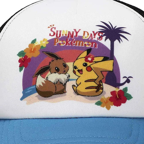 Pokémon - Pikachu & Eevee Sunny Days Trucker Hat - Bioworld