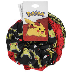 Pokémon - Pikachu & Pokéball Scrunchie Set (3 Pack) - Bioworld