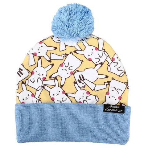 Pokémon - Pikachu Pom Beanie Hat (All Over Print) - Bioworld