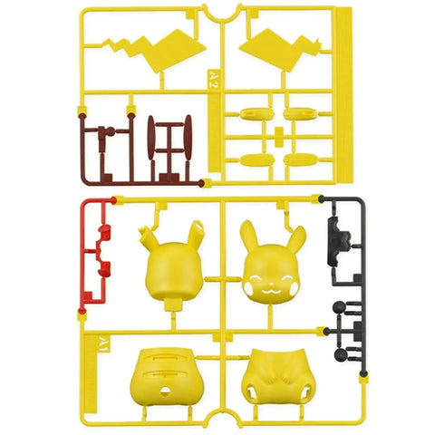 Pokémon - Pikachu Sitting Pose Plastic Model Kit - Bandai Spirits - Model Kit QUICK!! Series (#16) - (2023) - Image 4