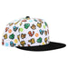 Pokémon - Pixel Characters Snapback Hat (Flat Bill) - Bioworld