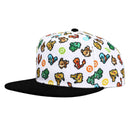 Pokémon - Pixel Characters Snapback Hat (Flat Bill) - Bioworld