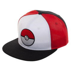 Pokémon - Poké Ball Snapback Hat (Flat Bill) - Bioworld