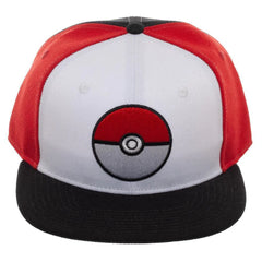 Pokémon - Pokeball Snapback Hat (Flat Bill) - Bioworld