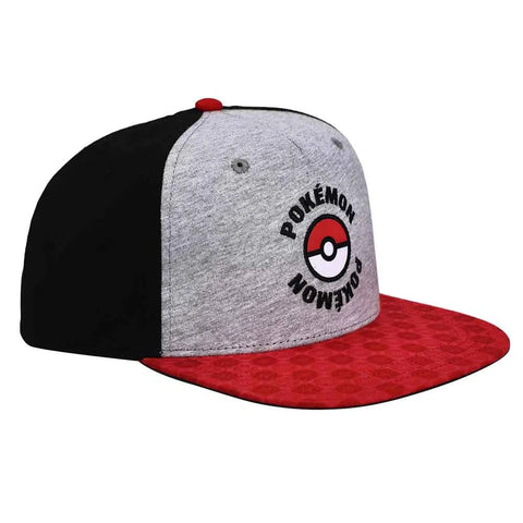 Pokémon - Pokeball Snapback Hat (Twill, Flat Bill) - Bioworld