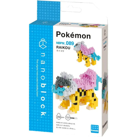 Pokémon - Raikou Figure Building Set - Nanoblock (089)