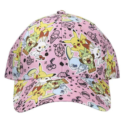 Pokémon - Sweet Time Characters Hat (Pink, All Over Print) - Bioworld