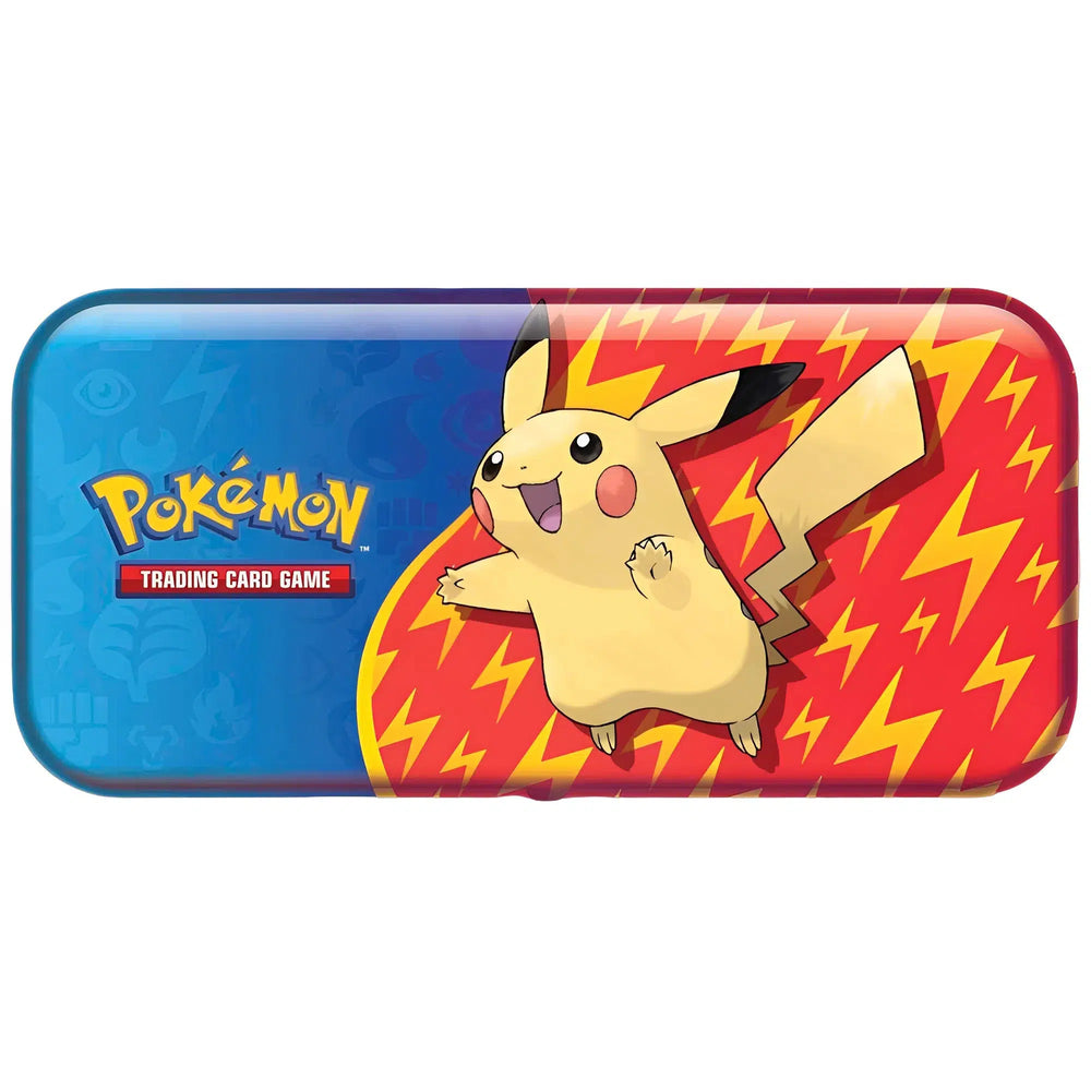 Pokémon TCG [2023 Back to School] - Pikachu Pencil Case Tin & 2 Booster Packs Gift Set - The Pokémon Company International