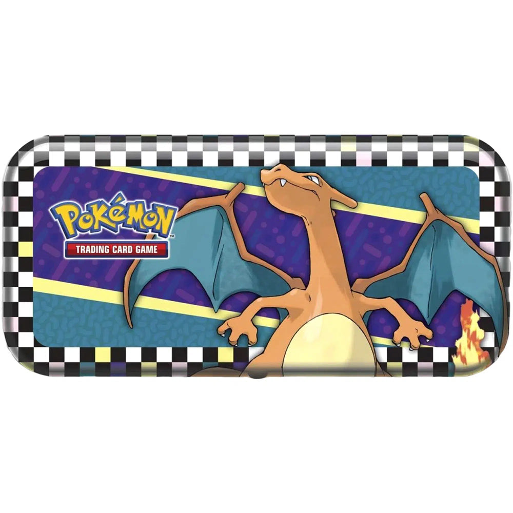 Pokémon TCG [2024 Back to School] - Charizard Pencil Case Tin & 2 Booster Packs Gift Set - The Pokémon Company International