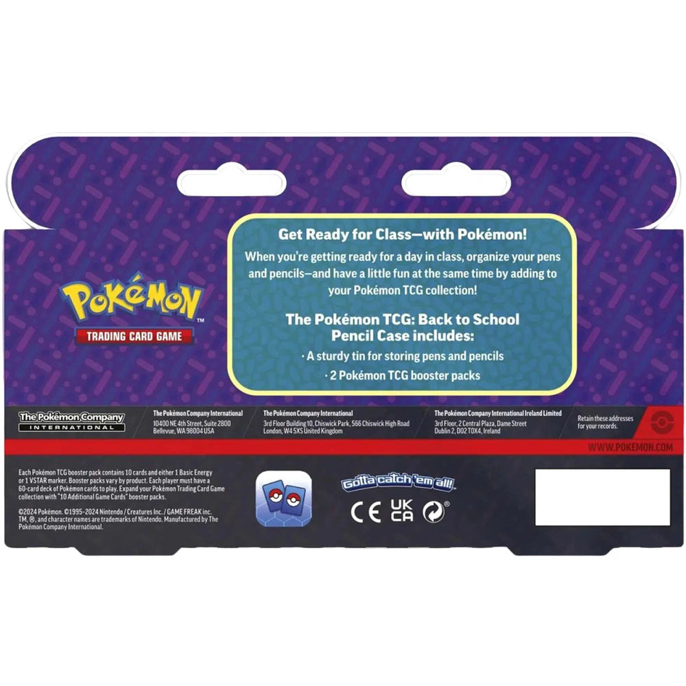 Pokémon TCG [2024 Back to School] - Charizard Pencil Case Tin & 2 Booster Packs Gift Set - The Pokémon Company International