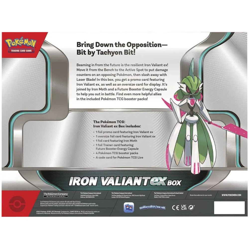 Pokémon TCG - Iron Valiant ex Booster Pack Gift Box - The Pokémon Company International