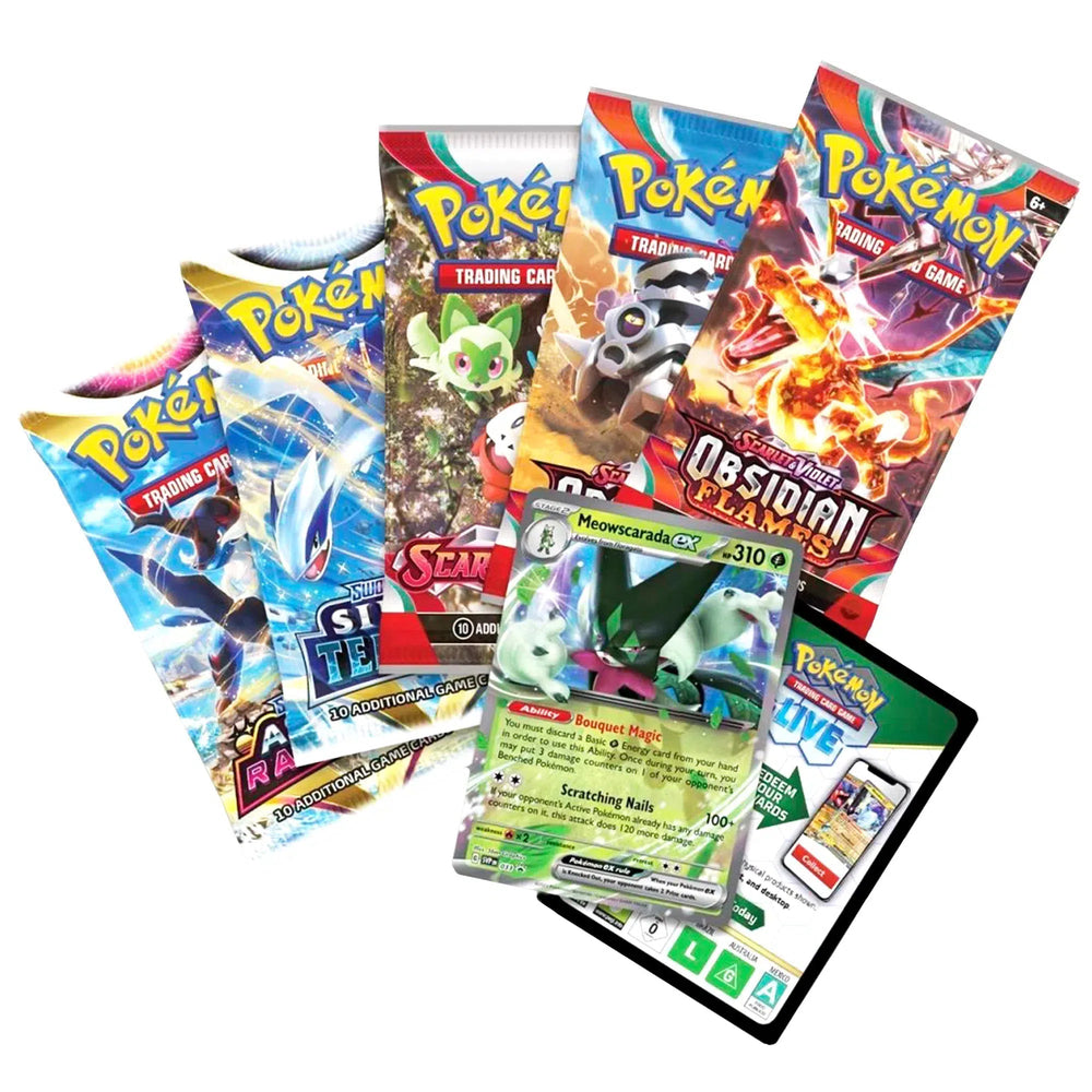 Pokémon TCG [Paldea Partners] - Meowscarada ex Tin - The Pokémon Company International