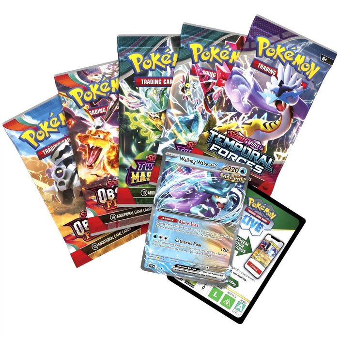 Pokémon TCG: Paradox Clash Tin - Walking Wake - wersja angielska Pokémon TCG: Paradox Clash Tin - Walking Wake - wersja angielska