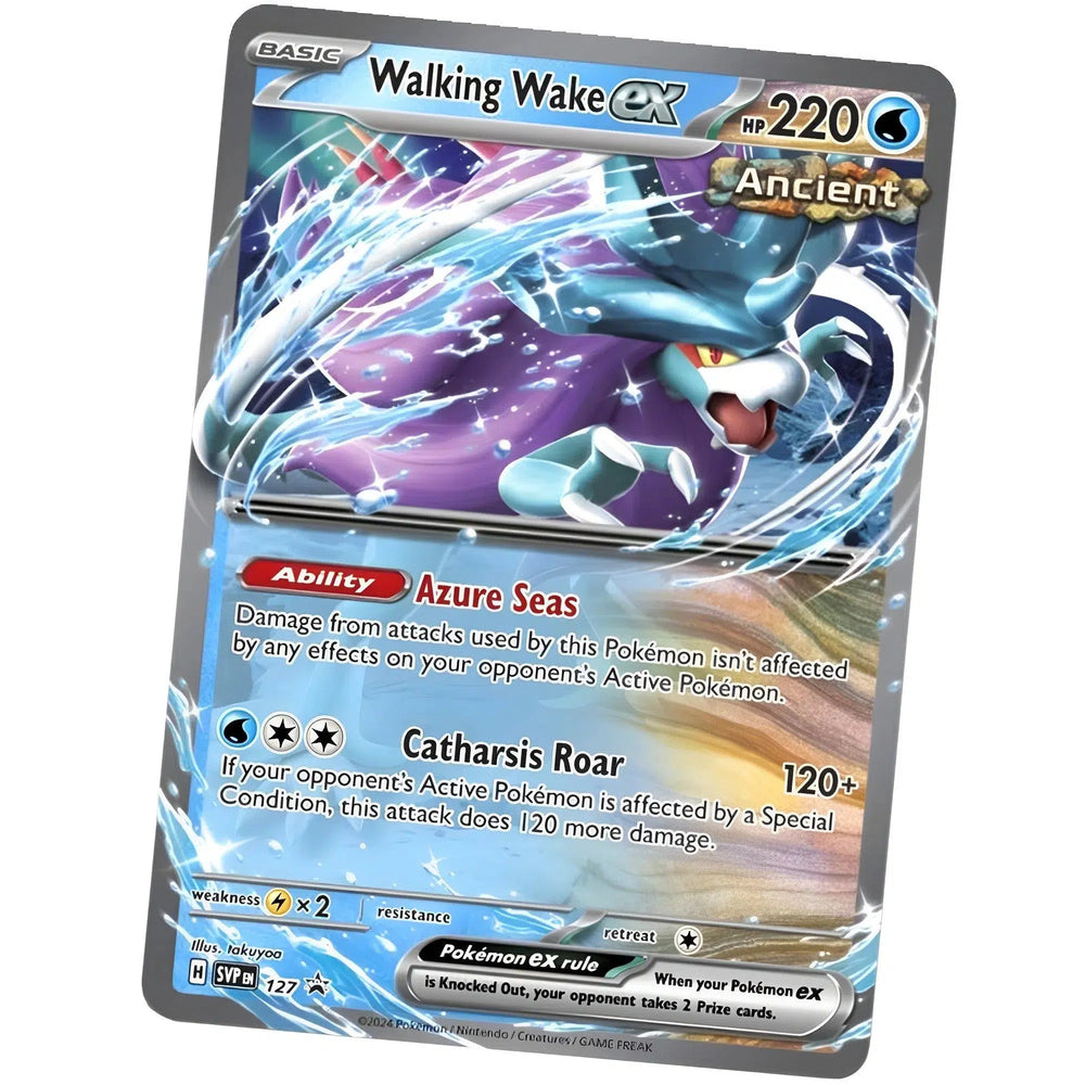 Pokémon TCG [Paradox Clash] - Walking Wake ex Tin - The Pokémon Company International