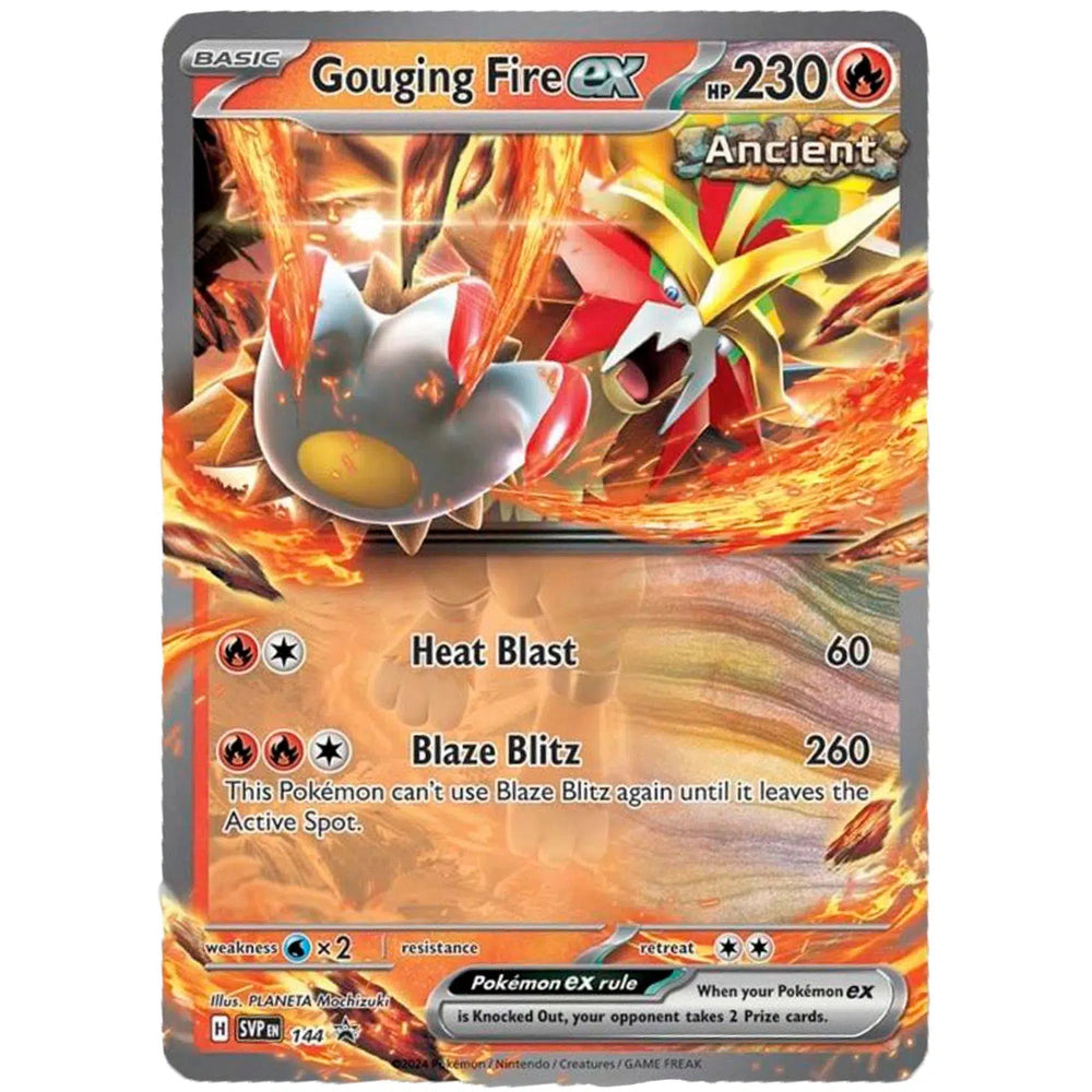 Pokémon TCG [Paradox Destinies] - Gouging Fire ex Tin - The Pokémon Company International