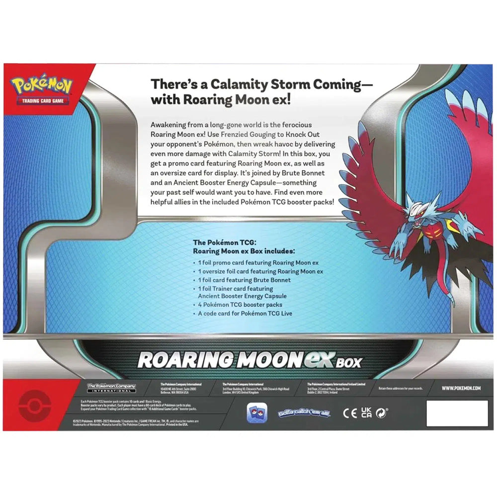 Pokémon TCG - Roaring Moon ex Booster Pack Gift Box - The Pokémon Company International