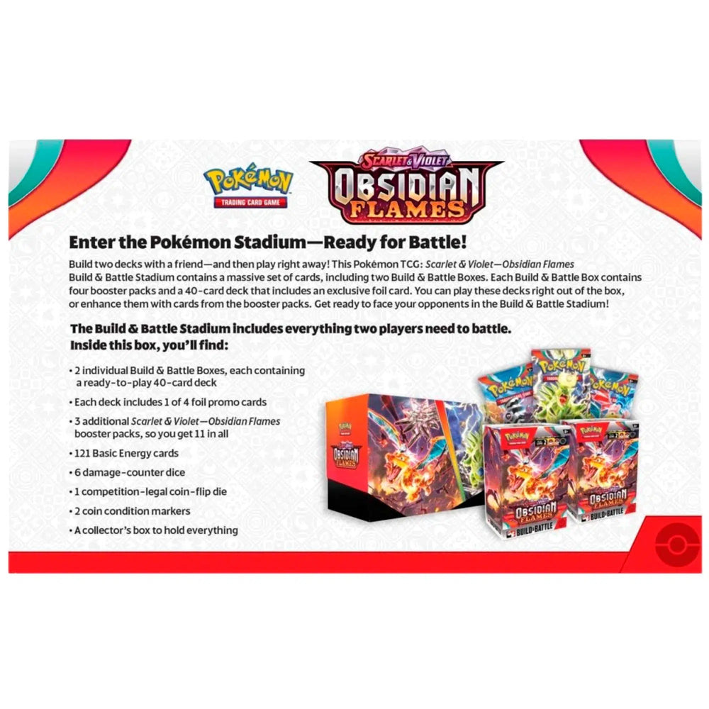 Pokémon TCG [Scarlet & Violet: Obsidian Flames] - Build & Battle Stadium Battle Deck Set - The Pokémon Company International