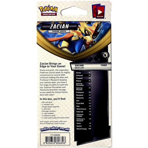 Pokemon TCG [Sword & Shield: Rebel Clash] - Zacian Theme Deck - The Pokemon Company International - (2020)