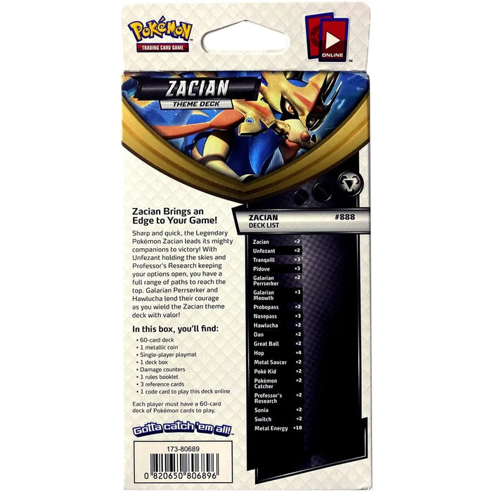 Pokemon TCG [Sword & Shield: Rebel Clash] - Zacian Theme Deck - The Pokemon Company International - (2020)