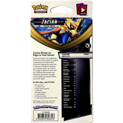 Pokemon TCG [Sword & Shield: Rebel Clash] - Zacian Theme Deck - The Pokemon Company International - (2020) - Image 2
