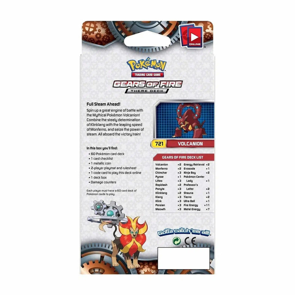 Pokémon TCG [XY: Steam Siege] - Gears of Fire Theme Deck (Volcanion)