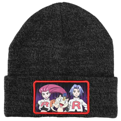 Pokémon - Team Rocket Patch Beanie Hat (Sublimated) - Bioworld