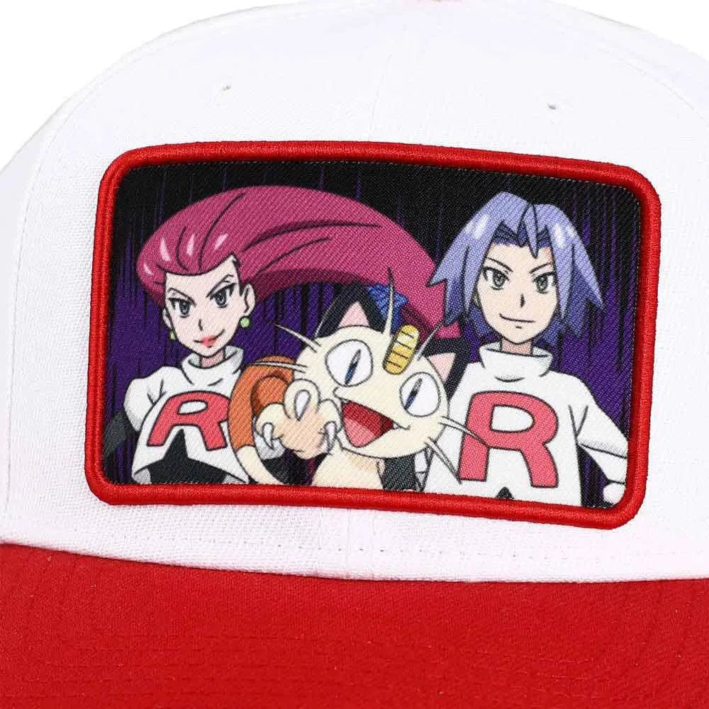 Pokémon - Team Rocket Patch Snapback Hat (Sublimated, Pre-Curved Bill) - Bioworld