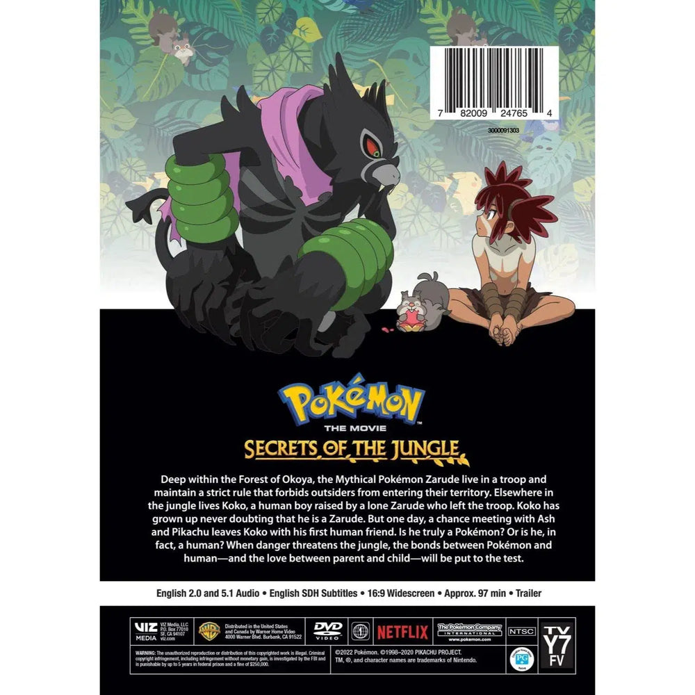 Pokémon the Movie: Secrets of the Jungle | Anime Movie | DVD