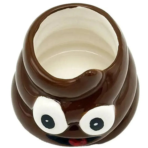 Poop Emoji Shot Glass Gag Gift (Ceramic) - Island Dogs