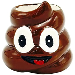 Poop Emoji Shot Glass Gag Gift (Ceramic) - Island Dogs