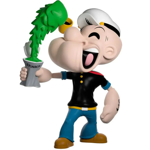 Popeye the Sailor Man - Popeye Eating Can of Spinach Figure (5