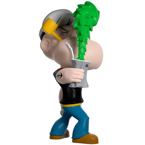 Popeye the Sailor Man - Popeye Eating Can of Spinach Figure (5