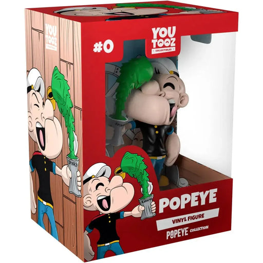 Popeye the Sailor Man - Popeye Eating Can of Spinach Figure (5") - Youtooz