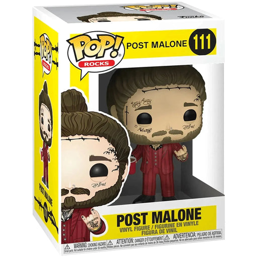 Post Malone - Post Malone Figure (3.75") - Funko - Pop! Rocks Series (111) - (2022)