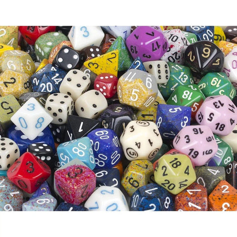 Pound-O-Dice - Random Assortment of Dice Set (1 lb) - Chessex