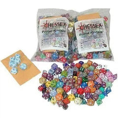 Pound-O-Dice - Random Assortment of Dice Set (1 lb) - Chessex