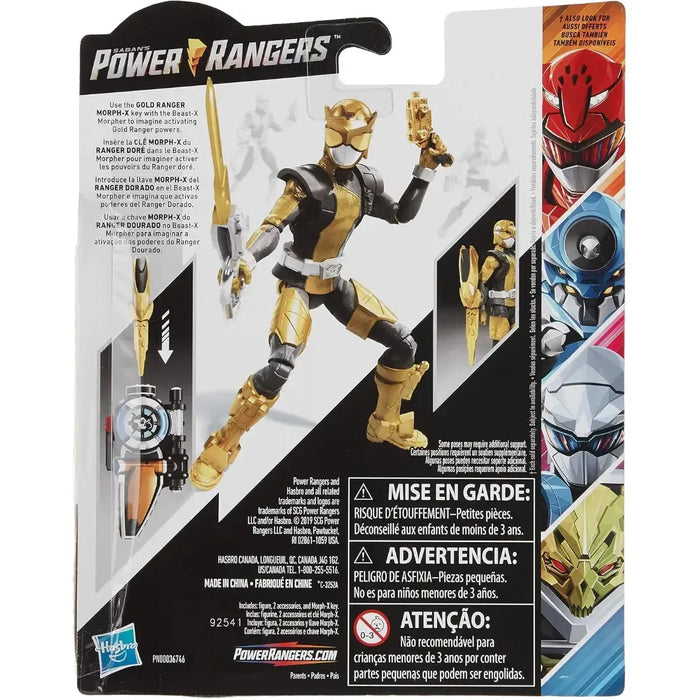 Power Rangers Beast Morphers - Gold Ranger Action Figure (6") - Hasbro