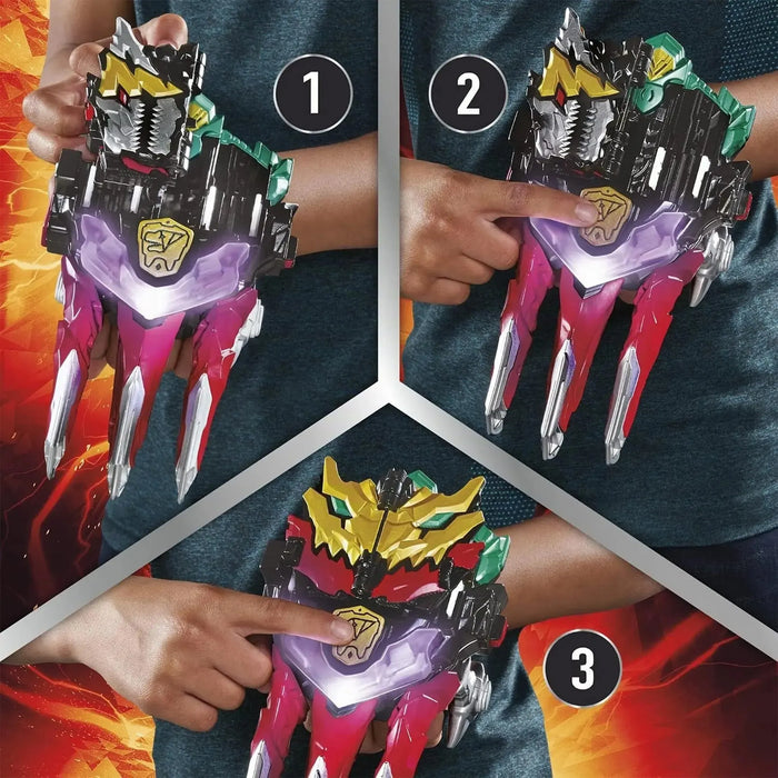 Power Rangers [Dino Fury] - Dino Knight Morpher Electronic Roleplay Toy (Motion-Activated Lights ...