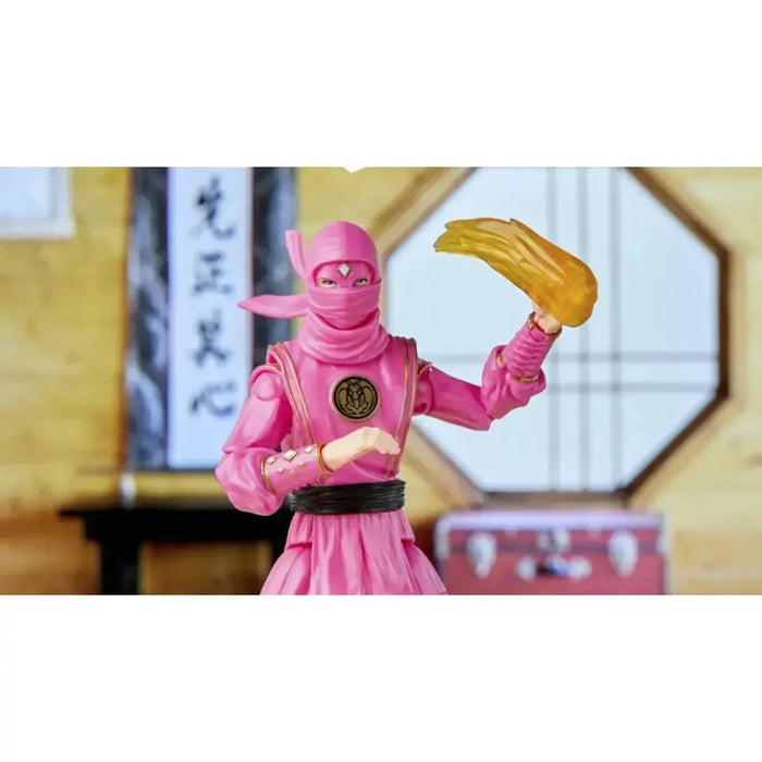 Power Rangers x Cobra Kai - Pink Mantis Ranger Outfit Morphed Samantha Larusso (6") - Hasbro - Lightning Collection Series